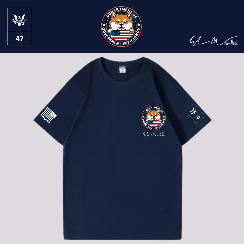 [DOGE]ドージロゴTシャツ[ネイビー][DGTE-04]