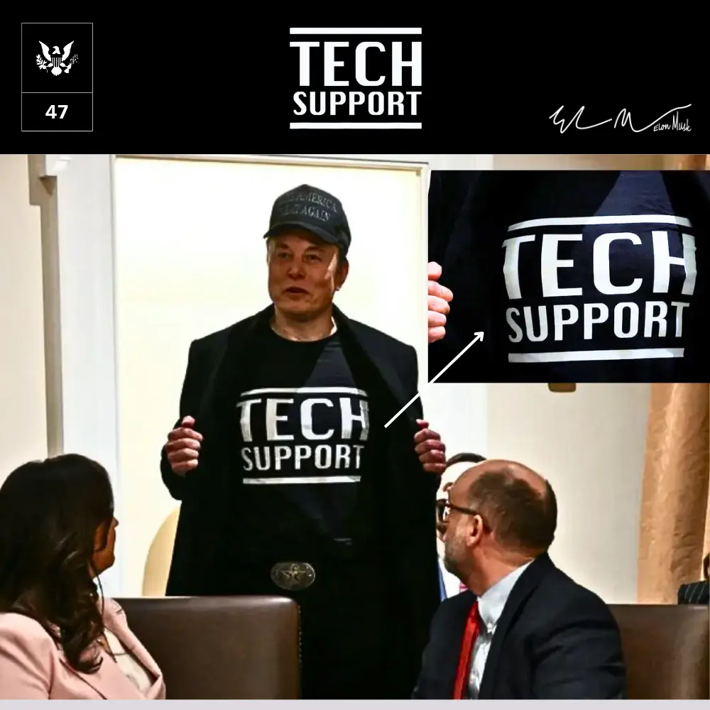 [DOGE]TECH SUPPORTロゴジップアップパーカー[ライトグレー][TSZH-01] - 画像 (2)