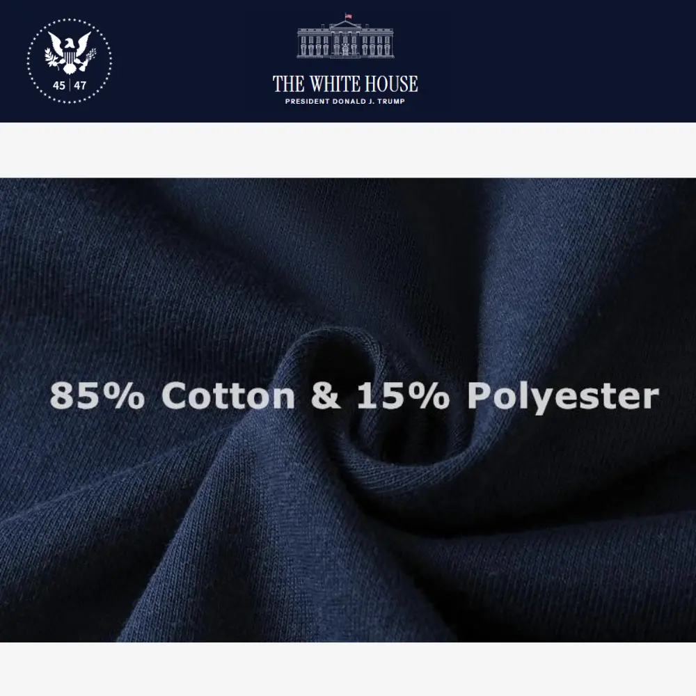 [New White House]TRUMP大統領ロゴジップアップパーカー[白][WHZH-02] - 画像 (3)