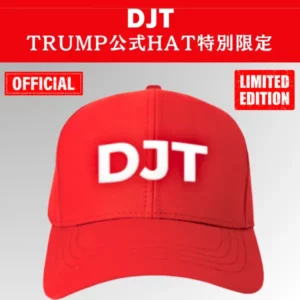 【米国発送】TRUMP公式 MAGA ハット[赤/白] [DJT]