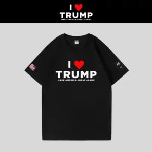[I LOVE TRUMP]ロゴTシャツ[黒][LVTE-01]
