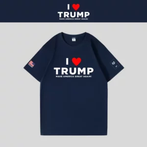 [I LOVE TRUMP]ロゴTシャツ[ネイビー][LVTE-01]