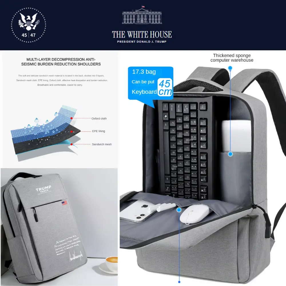 [New White House]ロゴ入りバックパック[WHBP-03][黒] - 画像 (7)