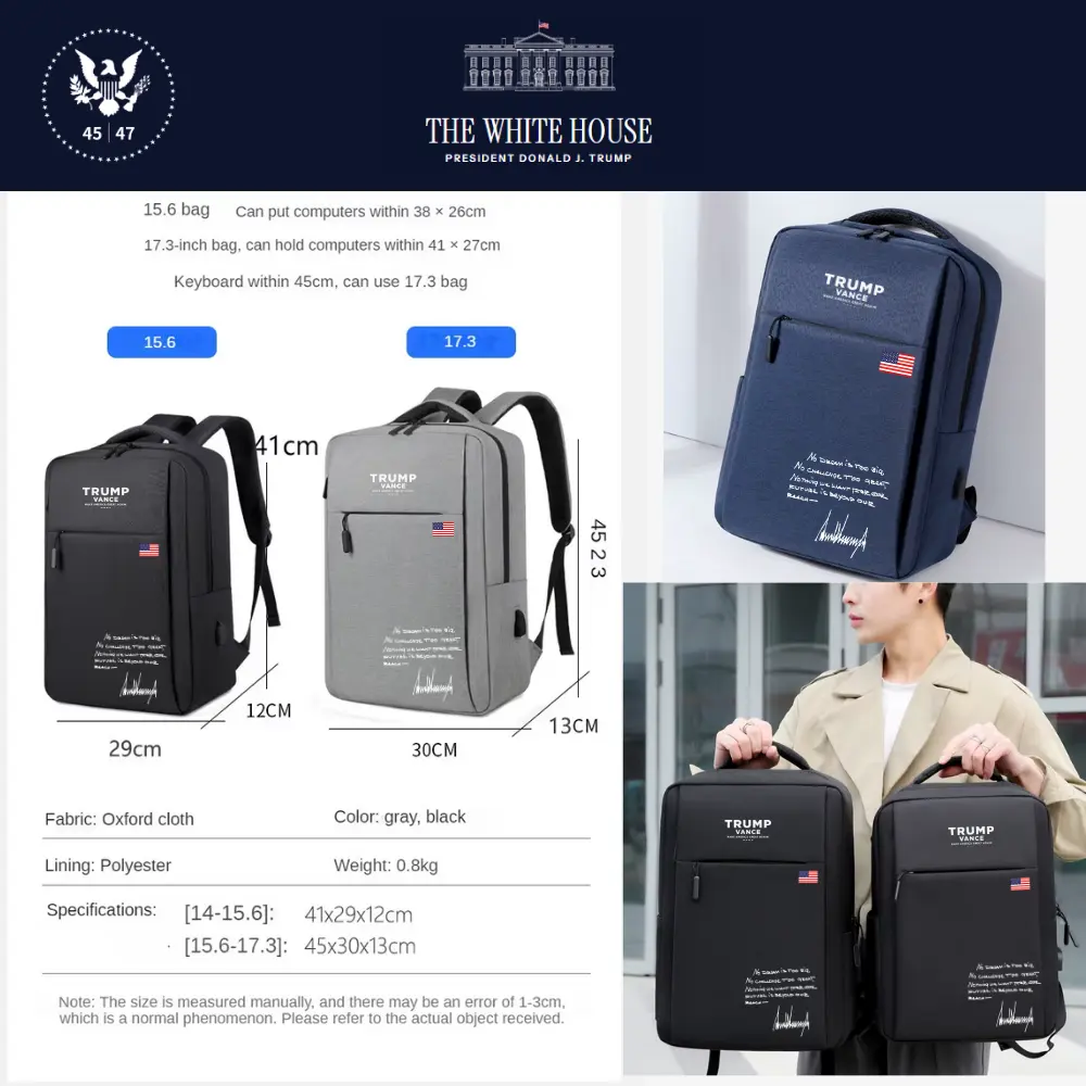 [New White House]ロゴ入りバックパック[WHBP-03][黒] - 画像 (13)