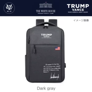 [New White House]ロゴ入りバックパック[WHBP-03][ダークグレー]
