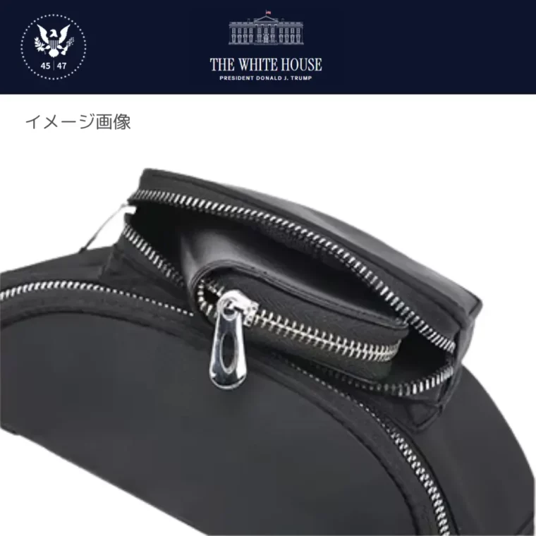 [New White House]ロゴウエストバッグ[WHFP-01][グレー/黒] - 画像 (9)