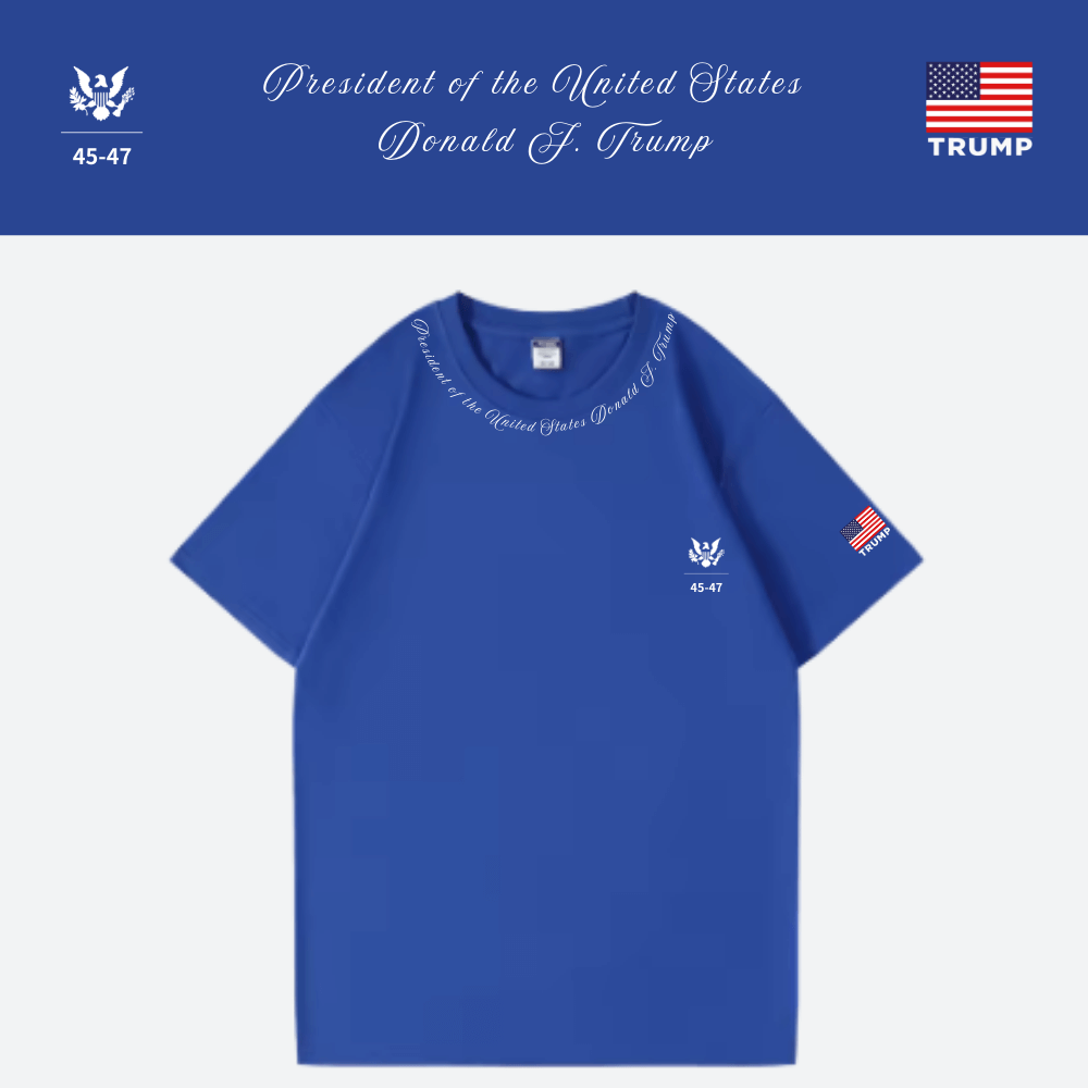 [New White House]ロゴTシャツ[青][WHTE-10]