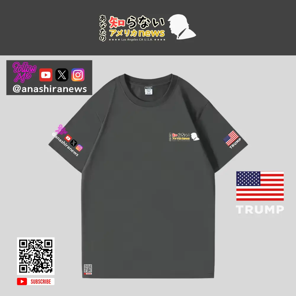 [あなたの知らないアメリカニュース]ロゴTシャツ[グレー][ASTE-02]
