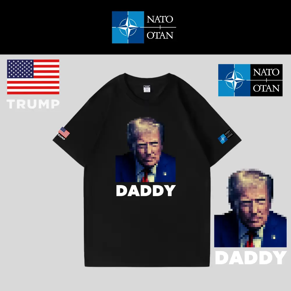 [トランプNATO記念]DADDY Tシャツ[黒][NATE-01]