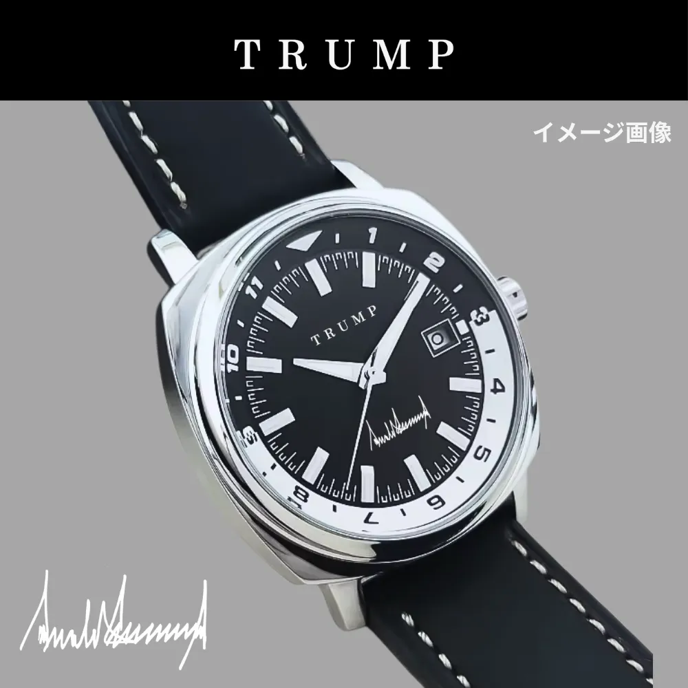 オリジナルデザイン腕時計 [TRPW-003] ブラック/ブラック - 画像 (2)