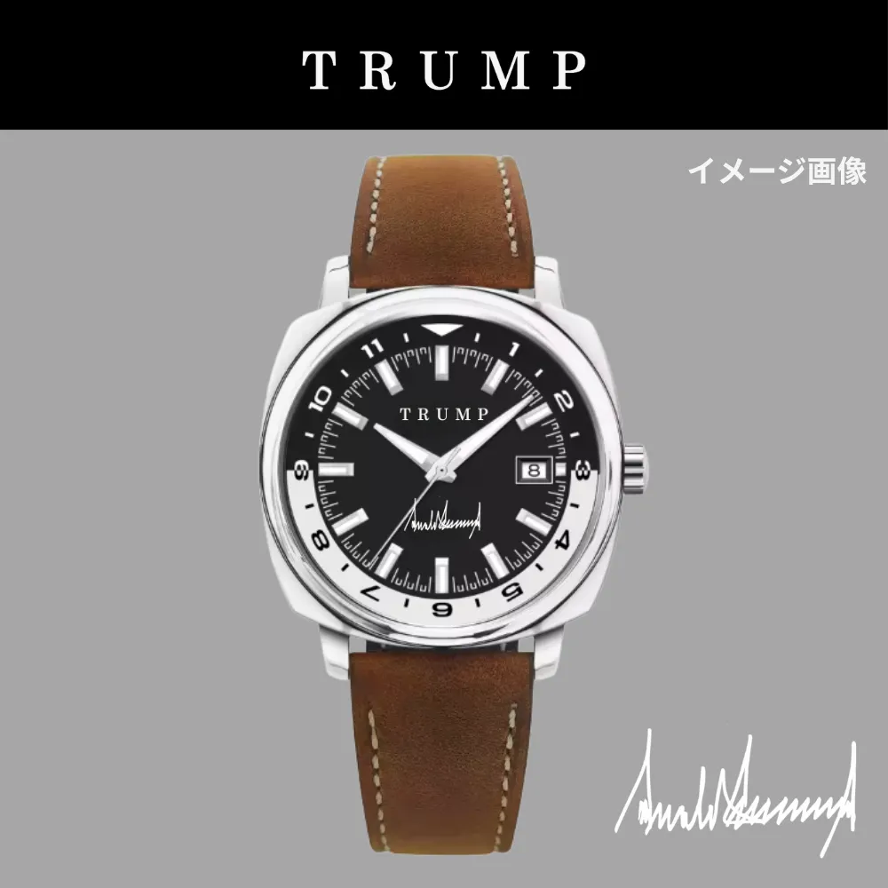 オリジナルデザイン腕時計 [TRPW-004] ブラック/ブラウン