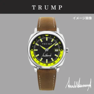オリジナルデザイン腕時計 [TRPW-006] ブラック&ネオン/ブラウン