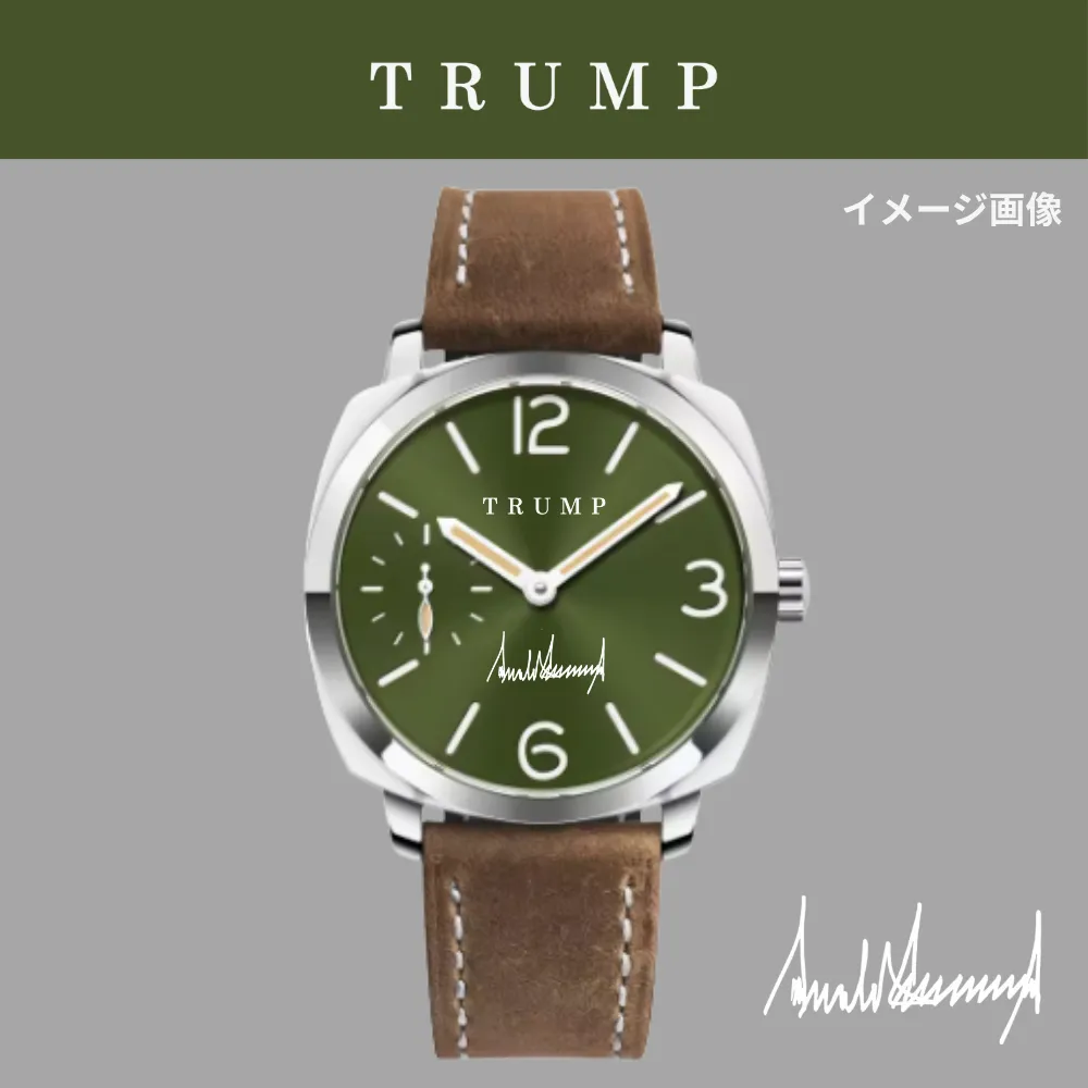 オリジナルデザイン腕時計 [TRPW-011] アーミーグリーン/ブラウン