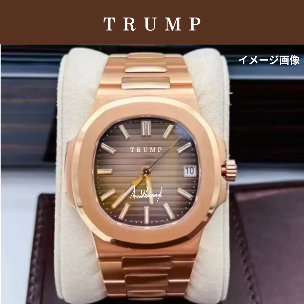 オリジナルデザイン腕時計 [TRPW-014] ブラウンフェイス/ローズゴールド - 画像 (2)