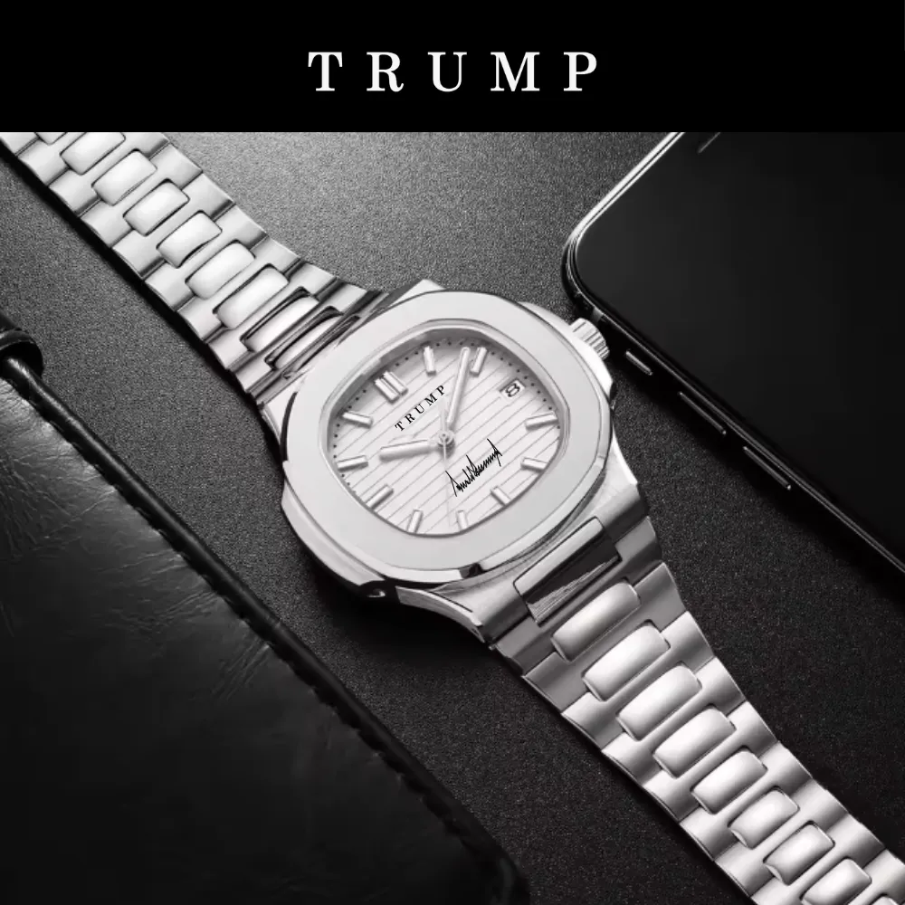 オリジナルデザイン腕時計 [TRPW-015] ホワイトフェイス/シルバー - 画像 (2)