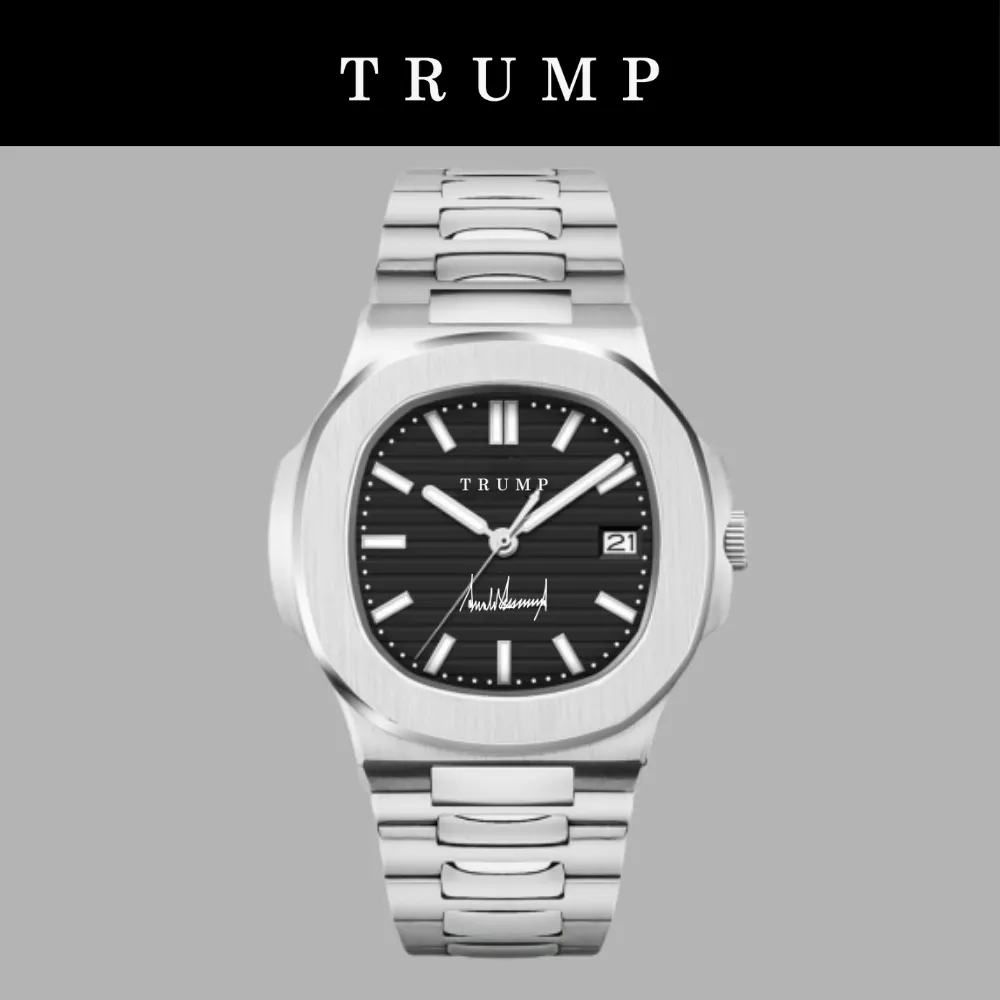 オリジナルデザイン腕時計 [TRPW-016] ブラックフェイス/シルバー