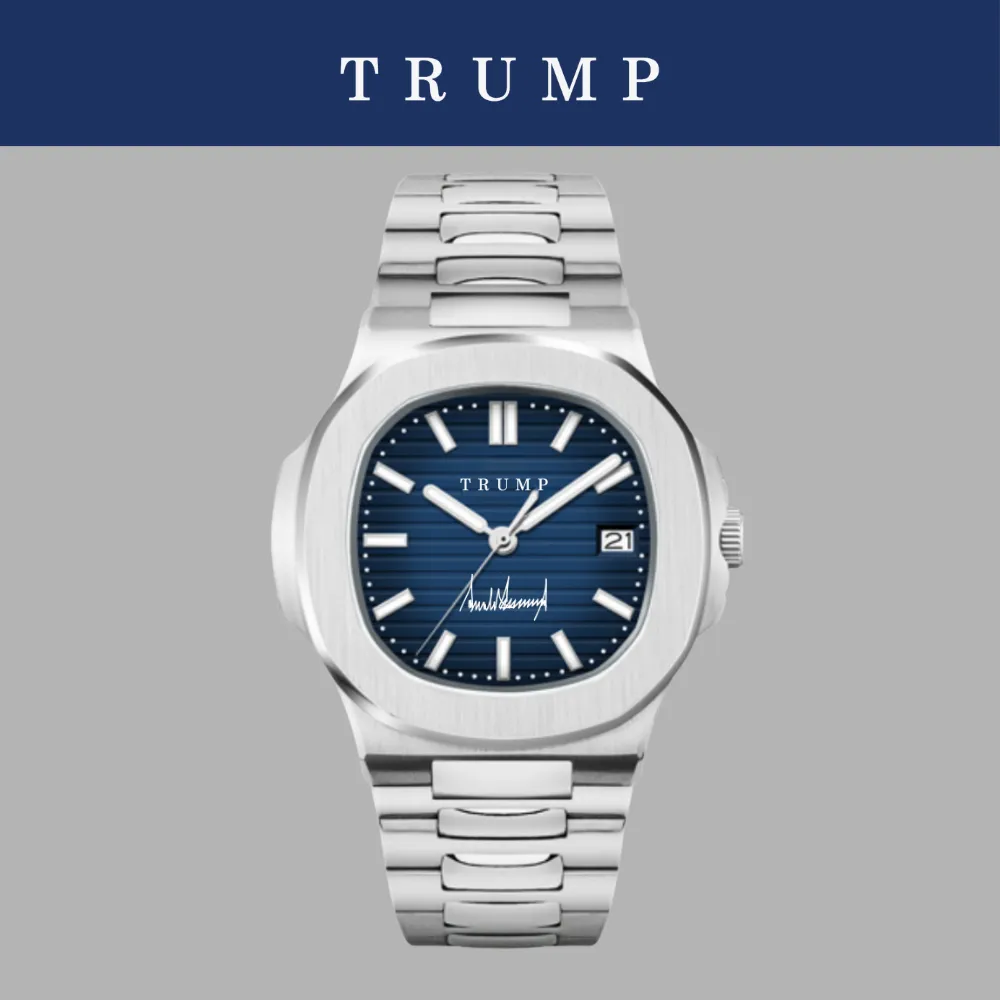 オリジナルデザイン腕時計 [TRPW-017] ブルーフェイス/シルバー