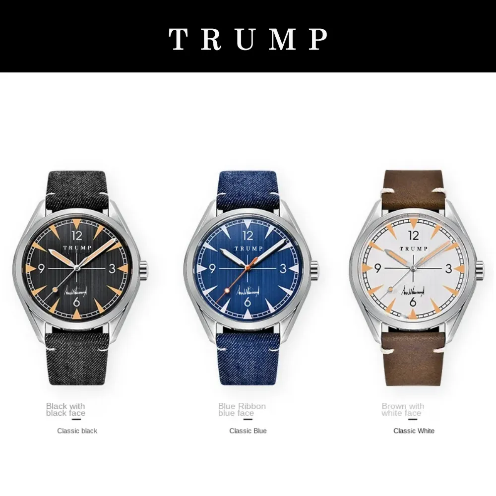 オリジナルデザイン腕時計 [TRPW-020] ブルーフェイス/ファブリックバンド - 画像 (5)