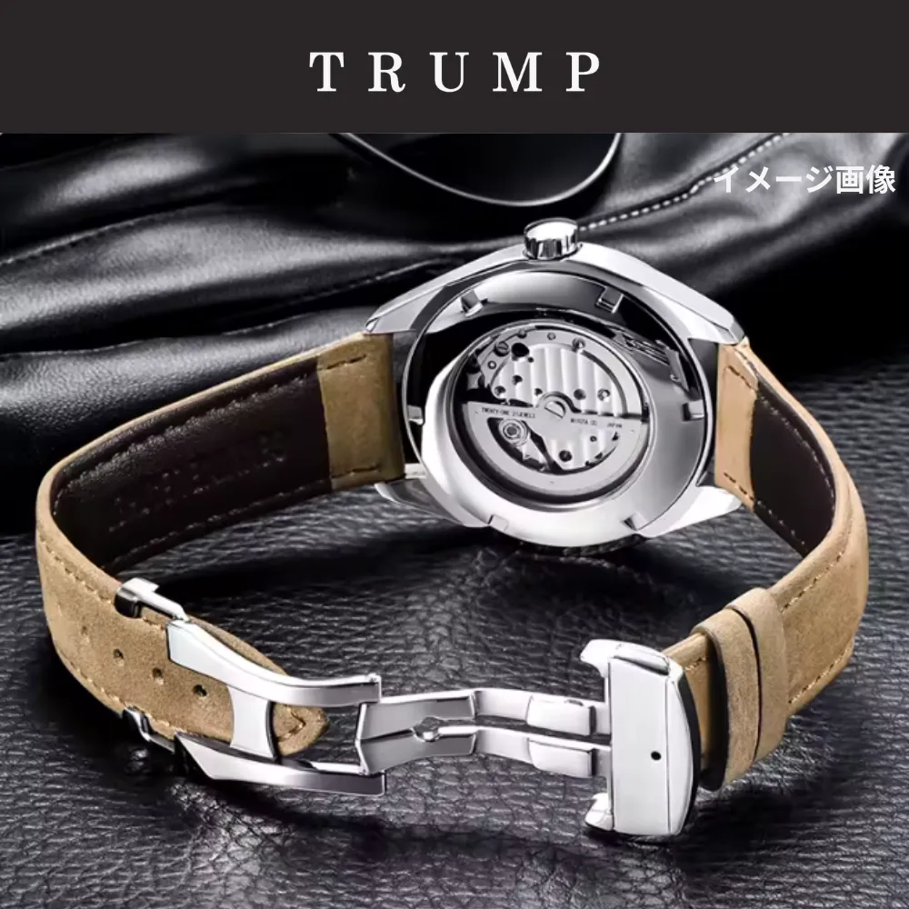 オリジナルデザイン腕時計 [TRPW-024] ブラックフェイス - 画像 (2)