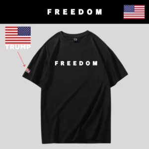 [Charlie Kirk] FREEDOM Tシャツ[黒]