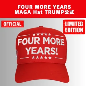 【米国発送】TRUMP公式 MAGA ハット[Four More Years!][赤/白]