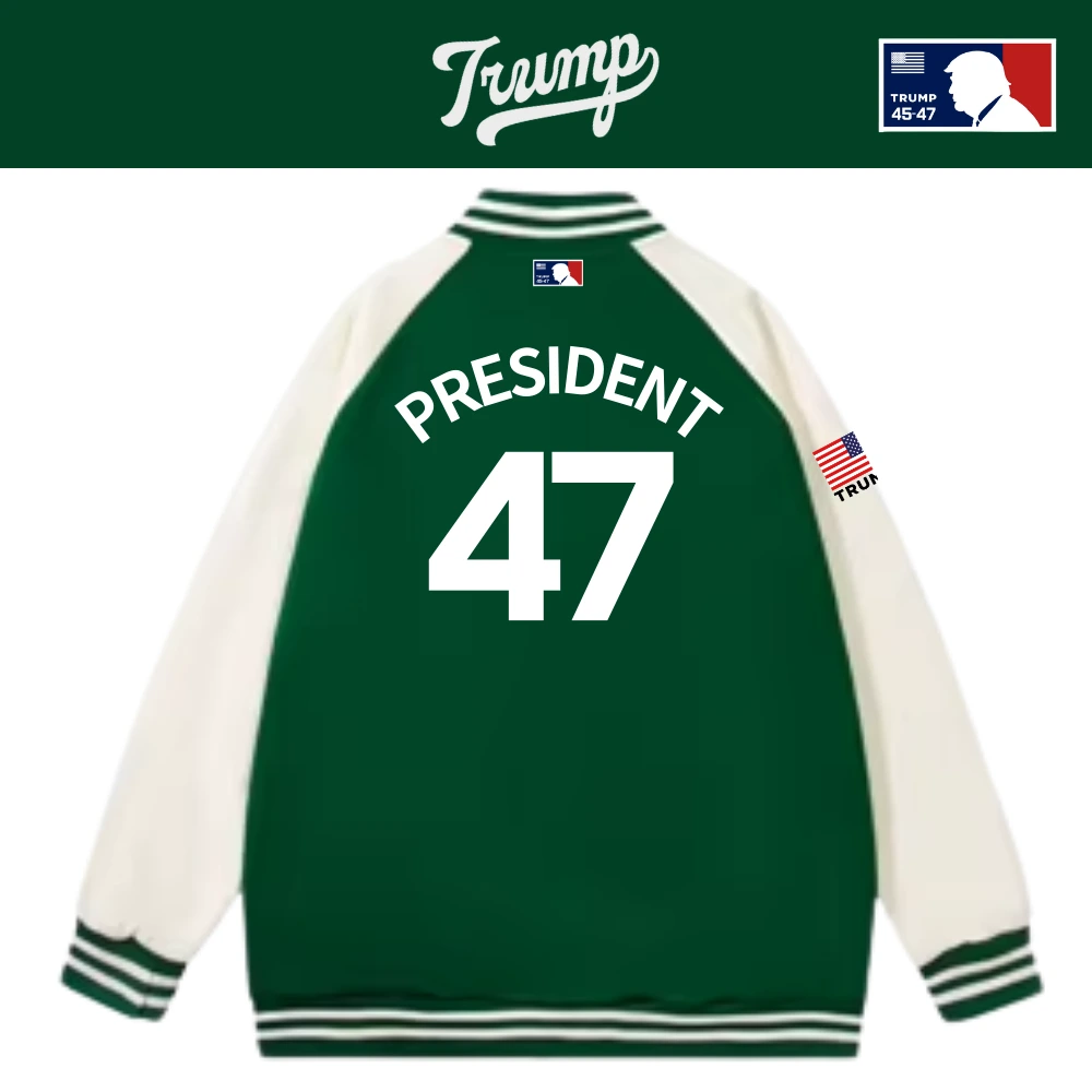 [Team TRUMP]スタジャンタイプスナップジャケット[緑][WHHJ-02] - 画像 (2)