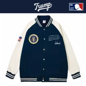 [Team TRUMP]スタジャンタイプスナップジャケット[ネイビー][WHHJ-02]