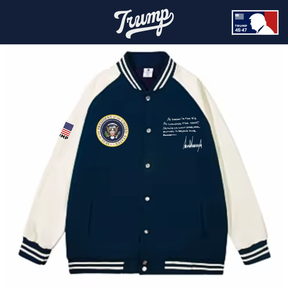 [Team TRUMP]スタジャンタイプスナップジャケット[ネイビー][WHHJ-02]