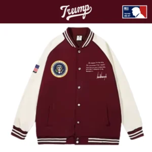 [Team TRUMP]スタジャンタイプスナップジャケット[ワインレッド][WHHJ-02]