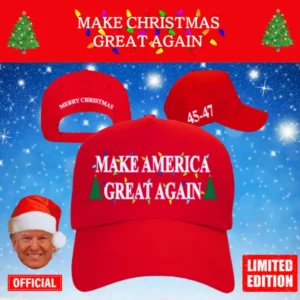 【米国発送】TRUMP公式 MAGA ハット Christmas 2025[赤][特別限定バージョン][MCHT-01]