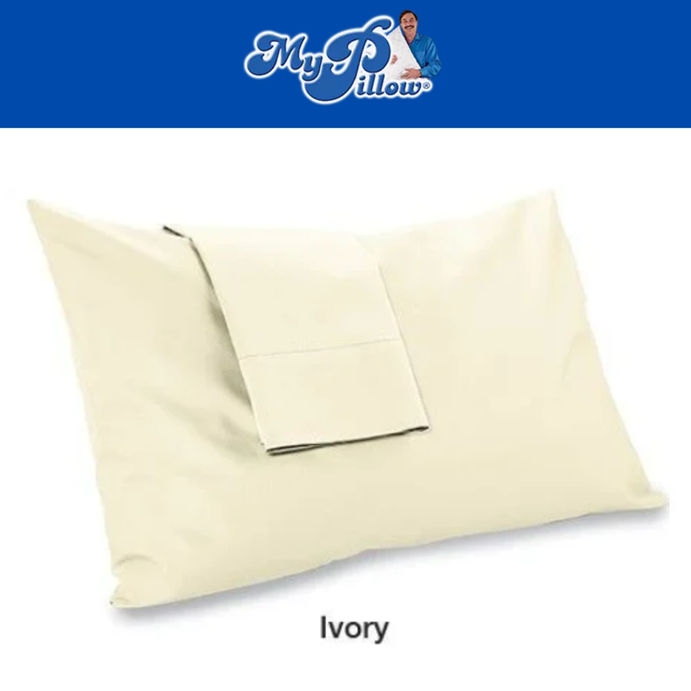 [あな知らセレクション]MyPillow枕カバー２枚組[アイボリー][MPLC-01]