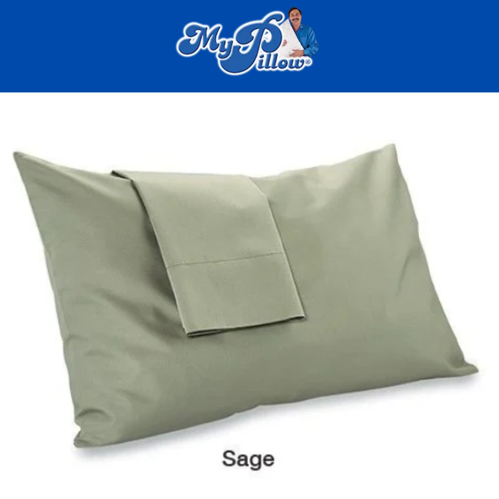 [あな知らセレクション]MyPillow枕カバー２枚組[セージ][MPLC-01]