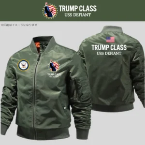 [TRUMP CLASS]トランプ級戦艦 ロゴボンバージャケット[TCBJ-01][アーミーグリーン]