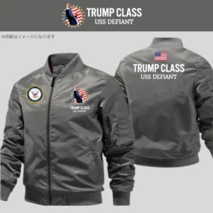 [TRUMP CLASS]トランプ級戦艦 ロゴボンバージャケット[TCBJ-01][グレー]