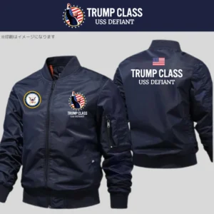 [TRUMP CLASS]トランプ級戦艦 ロゴボンバージャケット[TCBJ-01][ネイビー]
