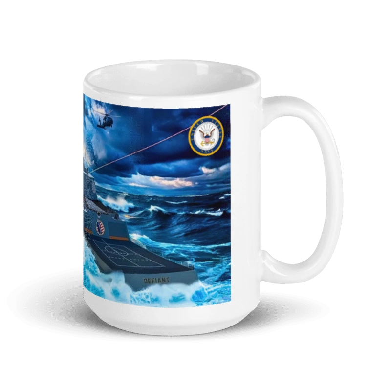 [TRUMP CLASS]トランプ級戦艦ロゴマグカップ[15オンス][TCMG-01]