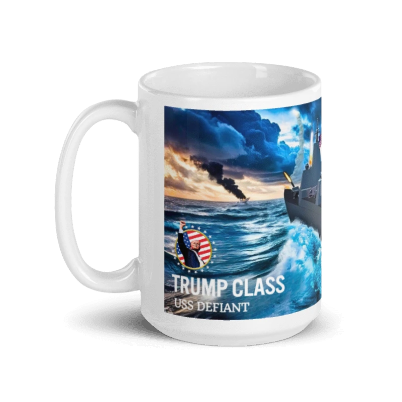 [TRUMP CLASS]トランプ級戦艦ロゴマグカップ[15オンス][TCMG-01] - 画像 (3)