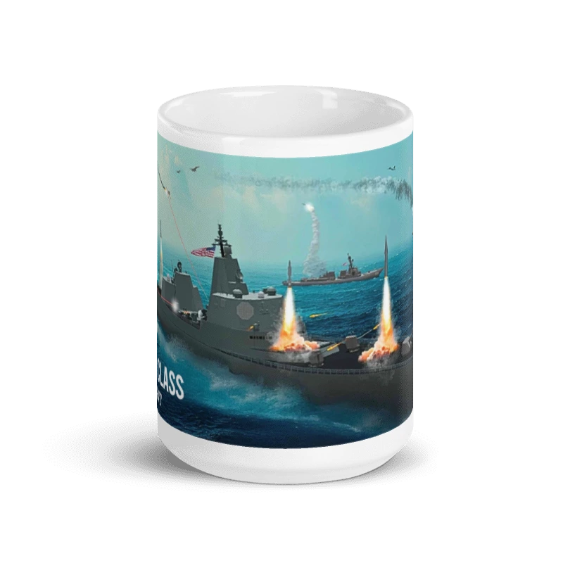 [TRUMP CLASS]トランプ級戦艦ロゴマグカップ[15オンス][TCMG-02] - 画像 (2)