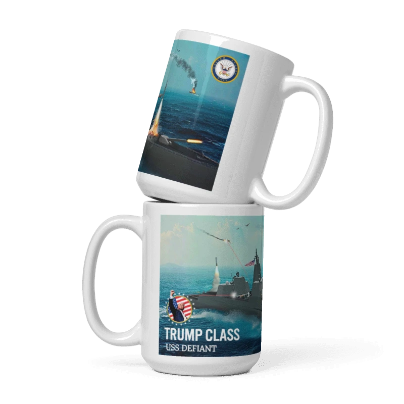 [TRUMP CLASS]トランプ級戦艦ロゴマグカップ[15オンス][TCMG-02] - 画像 (4)