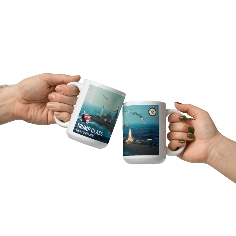 [TRUMP CLASS]トランプ級戦艦ロゴマグカップ[15オンス][TCMG-02] - 画像 (6)