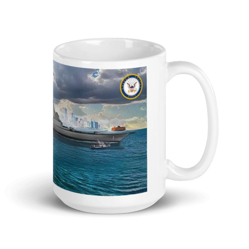 [TRUMP CLASS]トランプ級戦艦ロゴマグカップ[15オンス][TCMG-03]