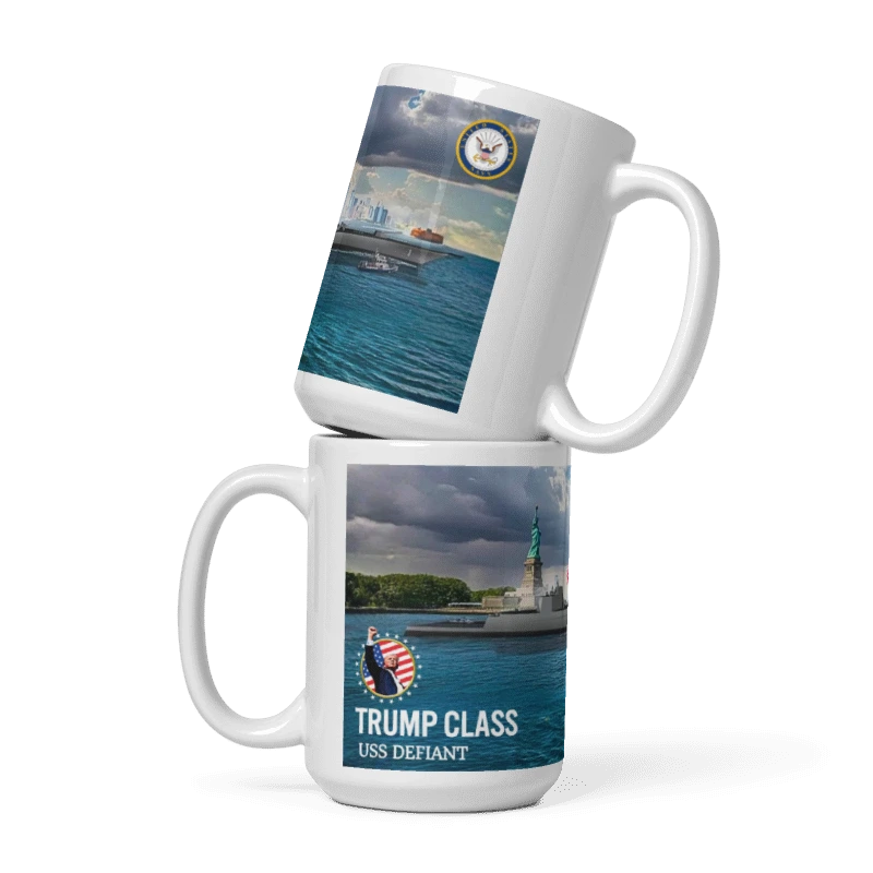 [TRUMP CLASS]トランプ級戦艦ロゴマグカップ[15オンス][TCMG-03] - 画像 (4)