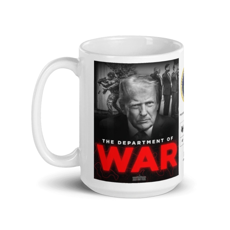 [TRUMP CLASS]米国戦争省ロゴマグカップ[15オンス][TCMG-04] - 画像 (3)