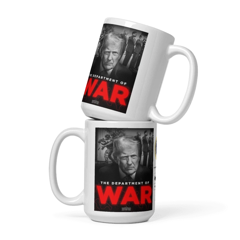 [TRUMP CLASS]米国戦争省ロゴマグカップ[15オンス][TCMG-04] - 画像 (4)