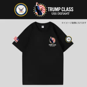 [TRUMP CLASS]トランプ級戦艦ロゴTシャツ(2)[黒][TCTE-02]