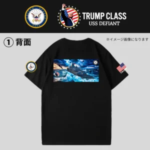 [TRUMP CLASS]トランプ級戦艦ロゴTシャツ(1)[黒][TCTE-01]