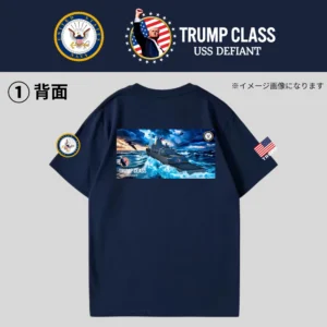 [TRUMP CLASS]トランプ級戦艦ロゴTシャツ(1)[ネイビー][TCTE-01]