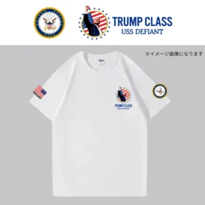 [TRUMP CLASS]トランプ級戦艦ロゴTシャツ(2)[白][TCTE-02]