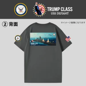 [TRUMP CLASS]トランプ級戦艦ロゴTシャツ(2)[グレー][TCTE-02]