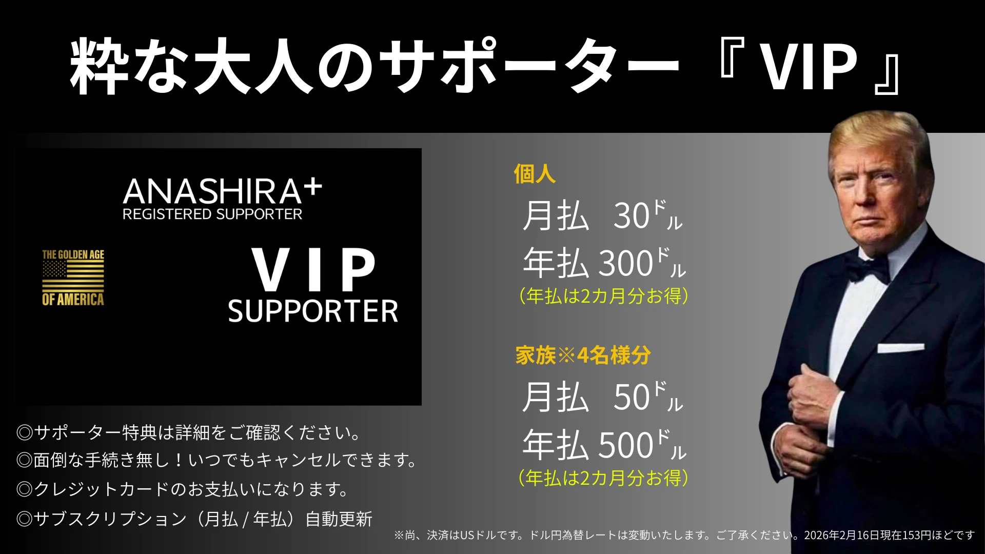 あなたの知らないアメリカニュース[ブラックサポーター][個人][年払い]